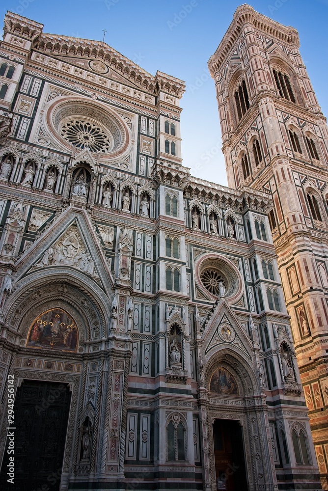 Cathedral and Bell Tower in Florence Duomo
