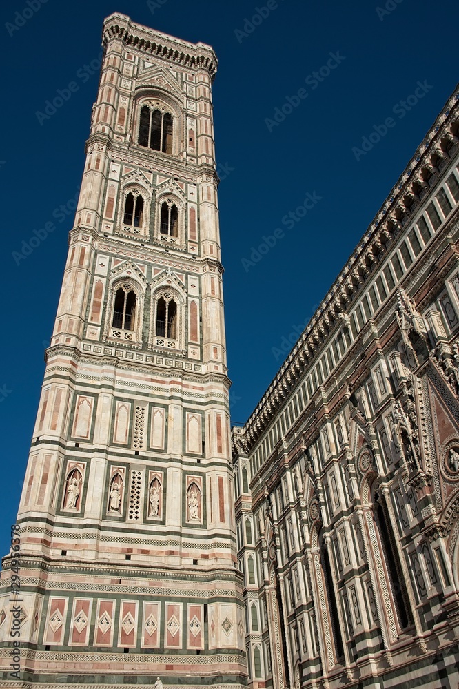 Florence Duomo Bell Tower and Architectural Details
