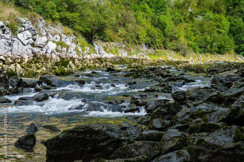 White water and fast stream