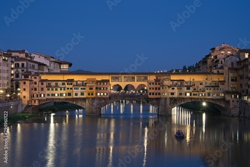 Ponte Vecchio Bridge at Twilight © Karen