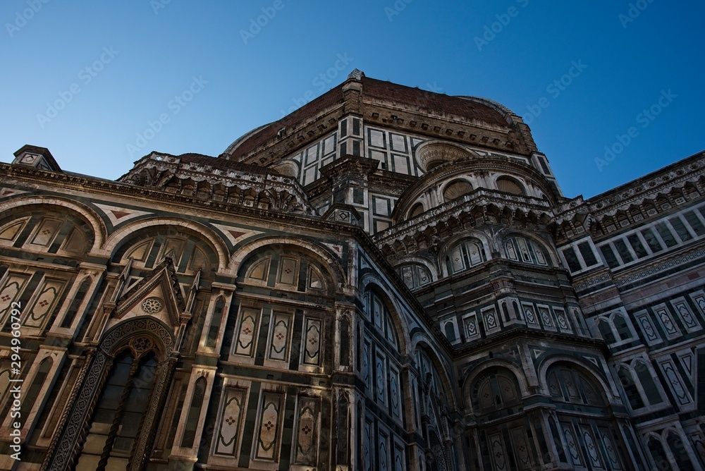 Dark and Sinister looking shot of Duomo in Florence