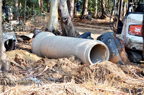 Wallpaper Mural pipes in the woods Torontodigital.ca