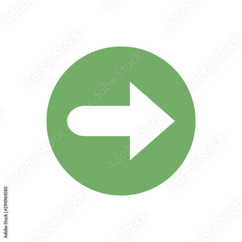Free Download icon of arrow in color circle - GFXLoad