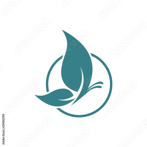 creative beauty butterfly logo template