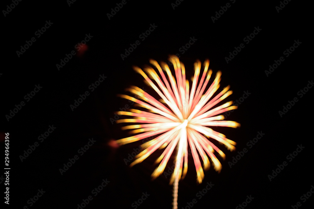 fireworks at night