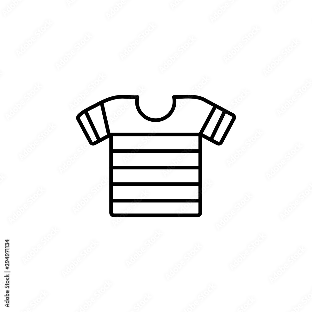 striped t shirt summer icon line striped t shirt summer icon line