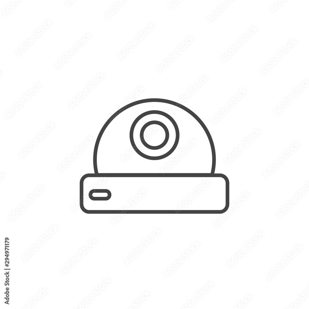 webcam device technology icon line design webcam device technology icon line design