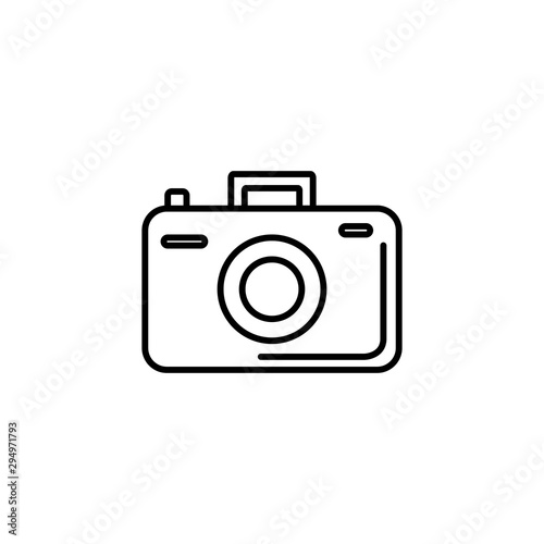 camera device summer icon line