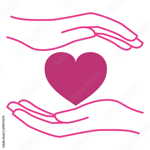 hands with heart love campaign
