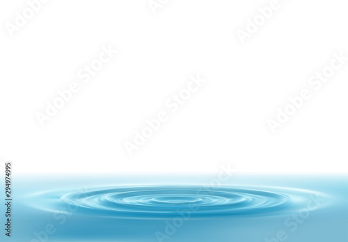 Water splash and wave realistic on light background © lauritta