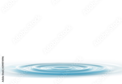 Water splash and wave realistic on light background