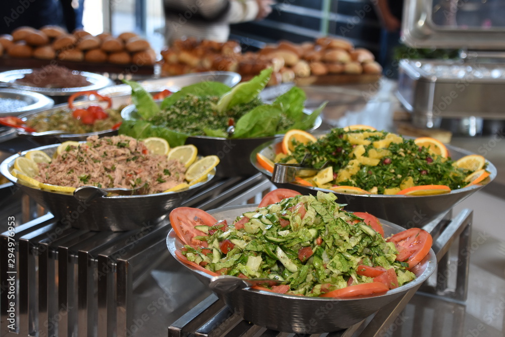 food in the restaurant