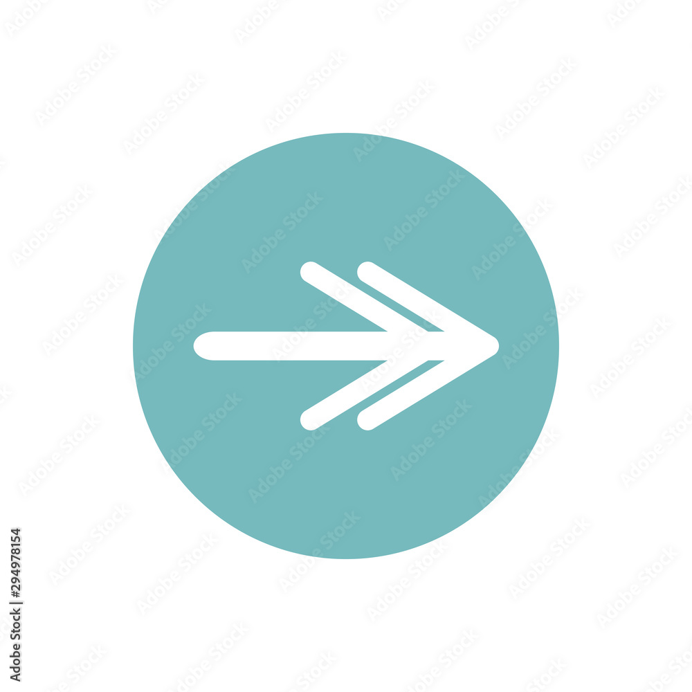 icon of double headed arrow in color circle icon of double headed arrow in color circle