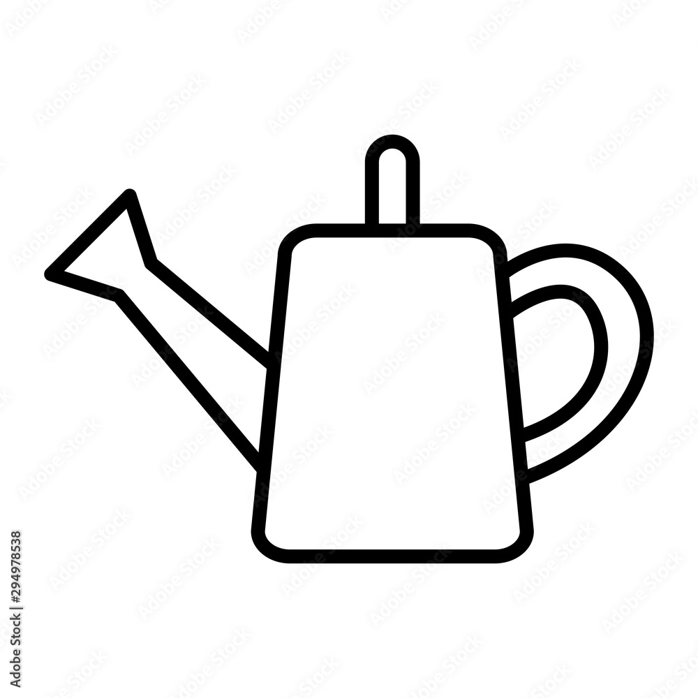 Watering Can Icon Vector Flat Design Watering Can Icon Vector Flat Design