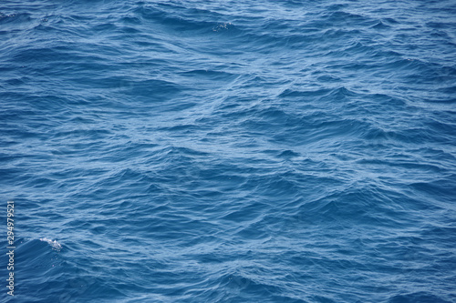 Full frame view of the wavy water surface of blue lake Tahoe