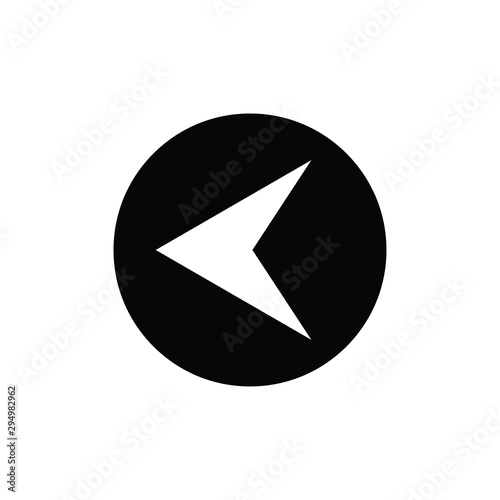 Free Download arrow icon vector trendy flat design - GFXLoad