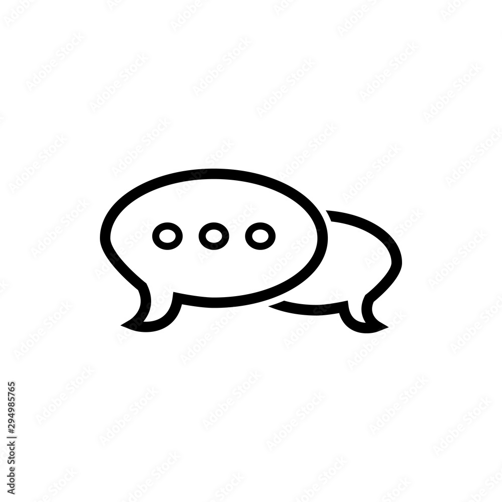 bubble speak icon trendy flat design bubble speak icon trendy flat design