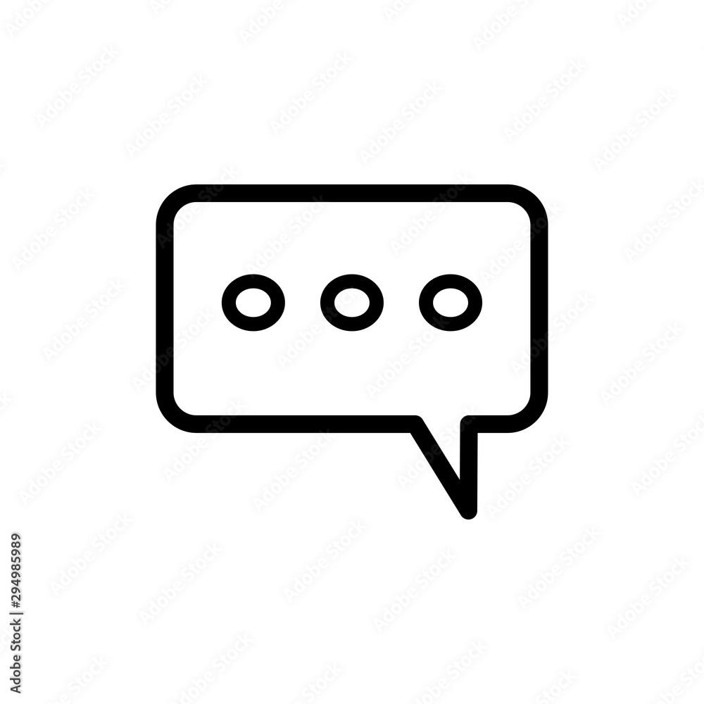 bubble speak icon trendy flat design bubble speak icon trendy flat design