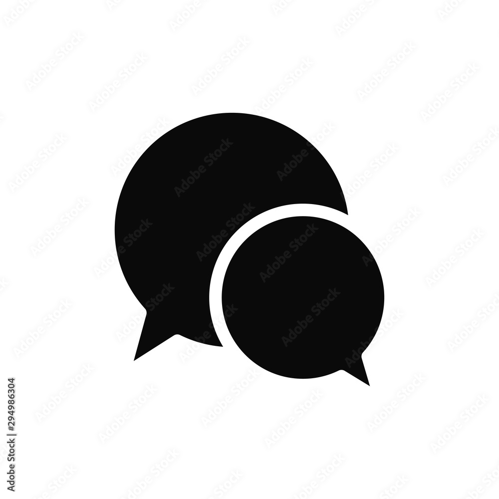 bubble speak icon trendy flat design bubble speak icon trendy flat design