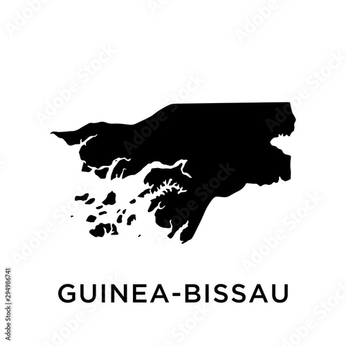 GUINEA - BISSAU map vector design template