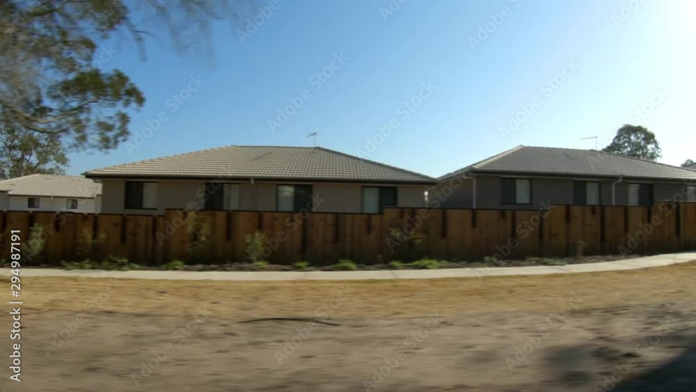 Left facing driving point of view POV of quiet Australian country roads - ideal for interior car scene green screen replacement Left facing driving point of view POV of quiet Australian country roads - ideal for interior car scene green screen replacement