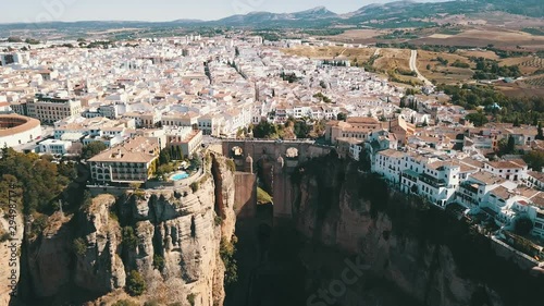 Aerial video shots from Ronda Spain in 4K