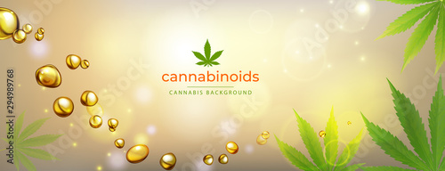 Cannabis or marijauna drop oil medical design. vector illustration.