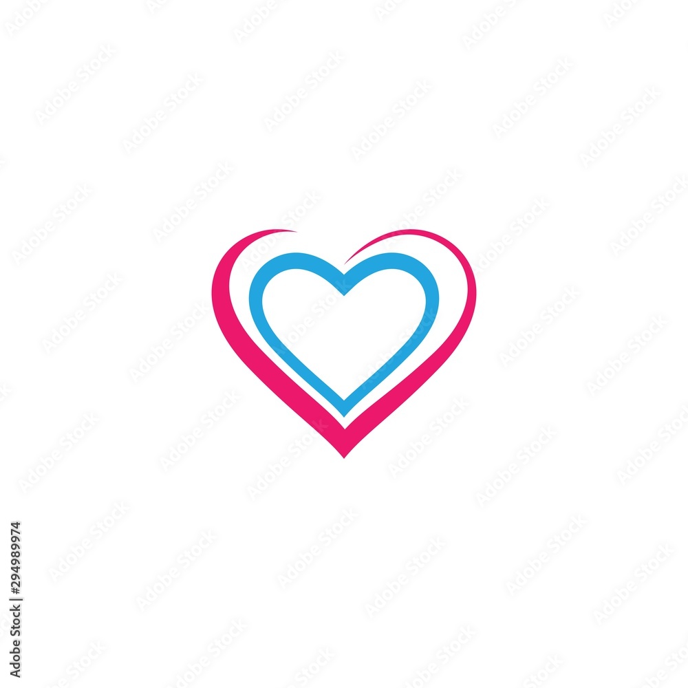 Love logo template vector icon Love logo template vector icon