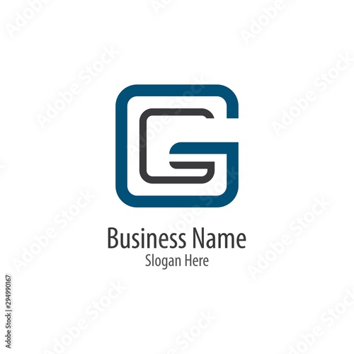 G letter logo template vector icon