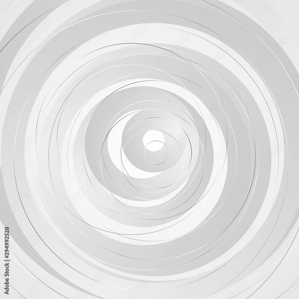Obraz premium Grey circles abstract tech geometric background. Vector design