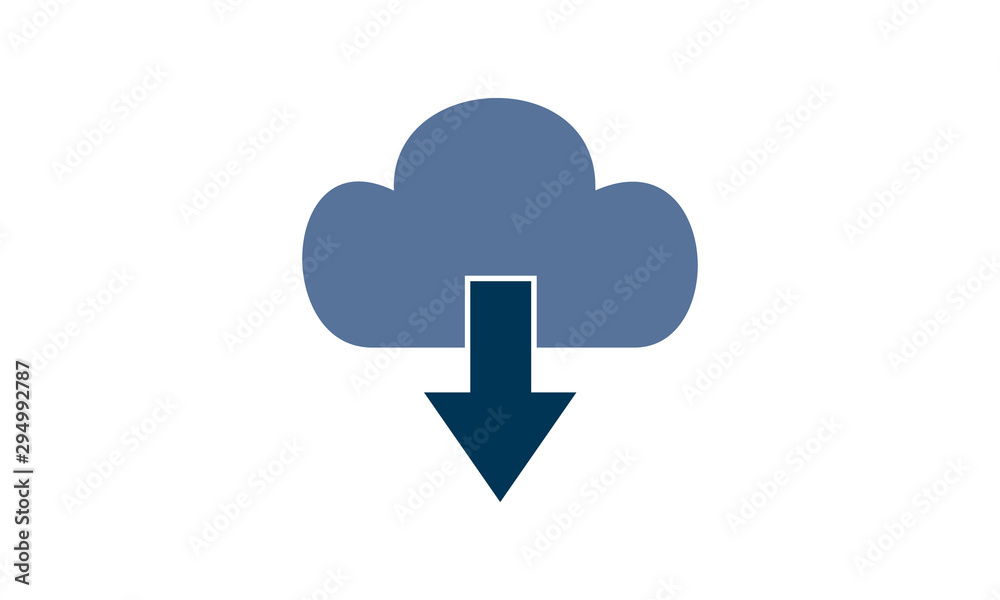 Download icon for file retrieval and data access Download icon for file retrieval and data access