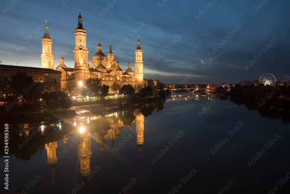 Obraz premium night city with its lights