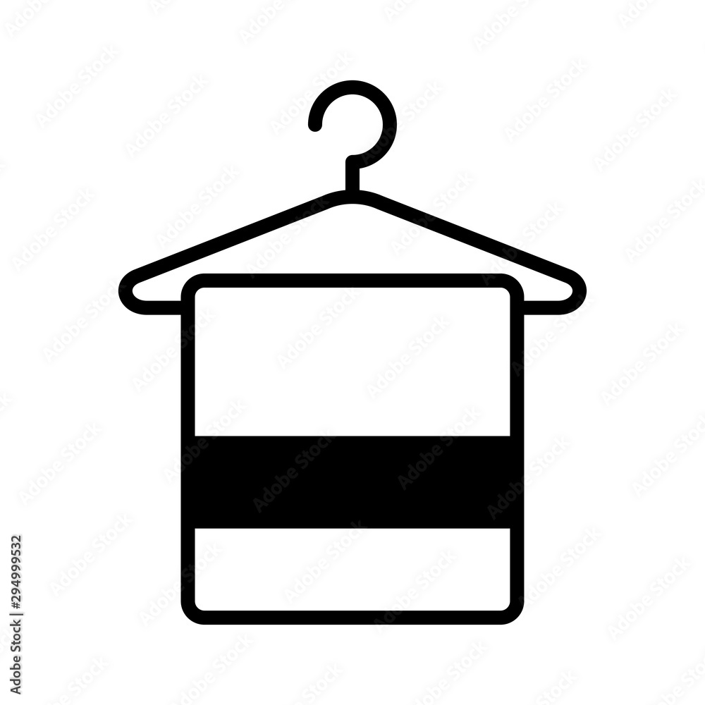 towel - bath room icon vector design template towel - bath room icon vector design template