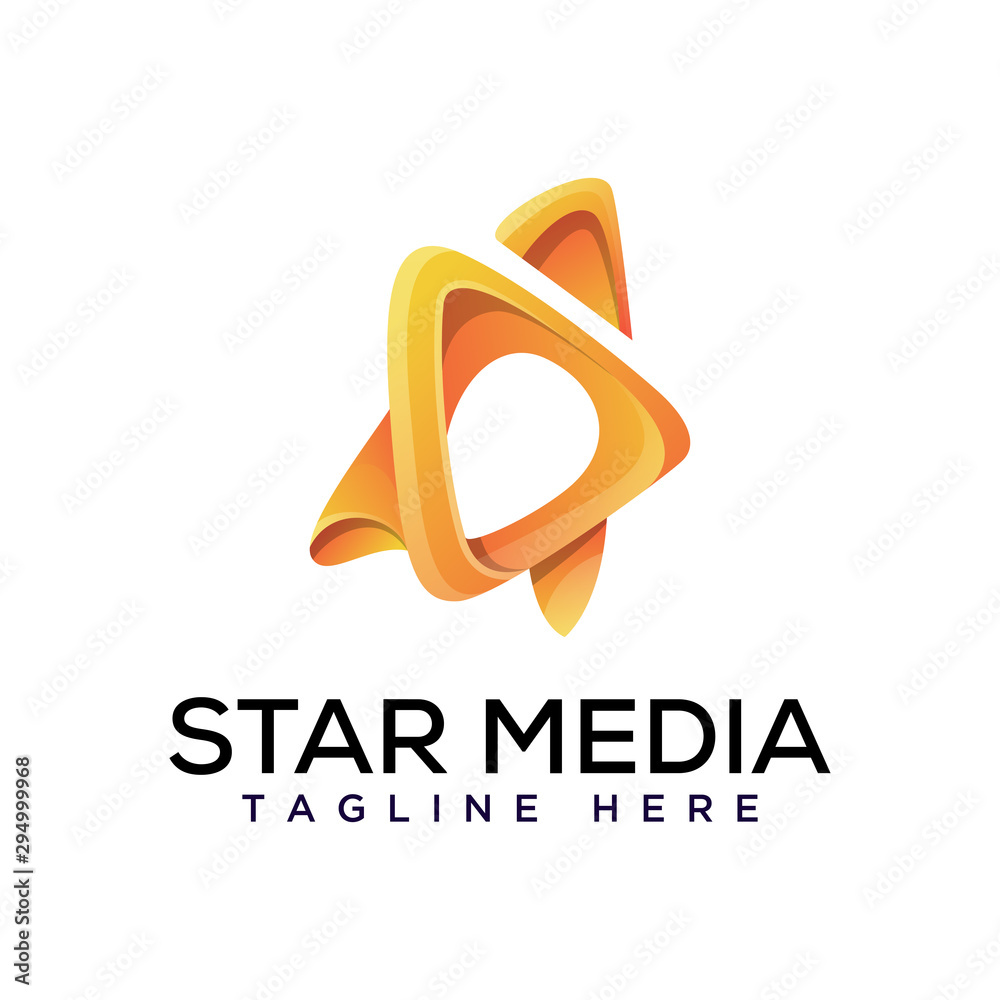 star media logo, media logo apps, modern color star logo, rocket media logo star media logo, media logo apps, modern color star logo, rocket media logo