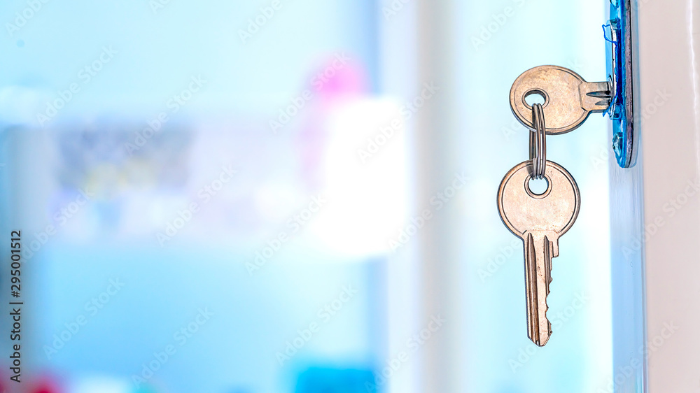 close up the house key clings to the door close up the house key clings to the door