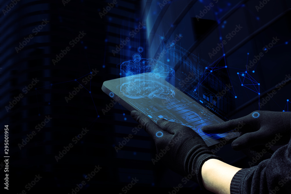 engineer officer technical manager working with control the ai robotic machine system network by tablet touchscreen, command artificial intelligence for automation deep learning engineer officer technical manager working with control the ai robotic machine system network by tablet touchscreen, command artificial intelligence for automation deep learning