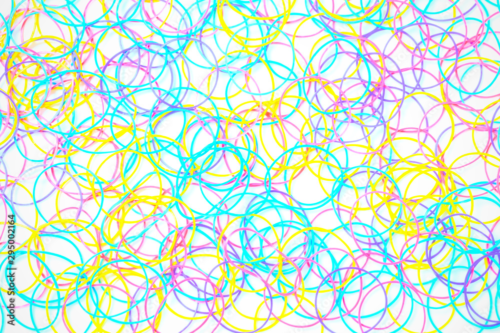 輪ゴム(rubber band)による背景素材 輪ゴム(rubber band)による背景素材