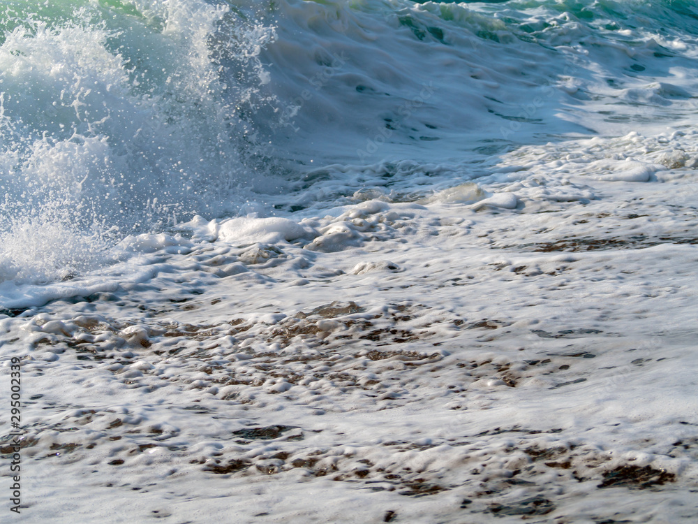 Powerful Waves crushing Powerful Waves crushing