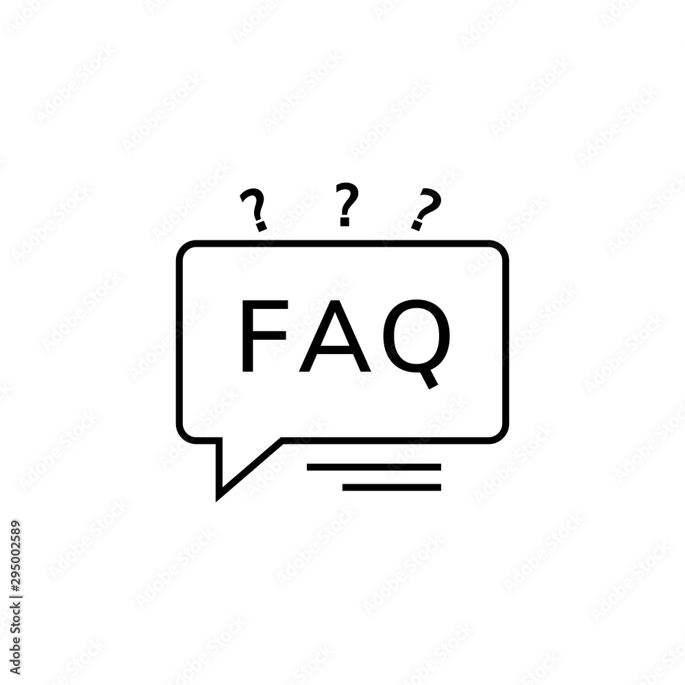 FAQ vector icon. Help information. FAQ vector icon. Help information.