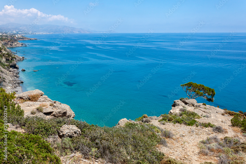 the beach of Aghia Fotia, near Ierapetra, Crete, Greece