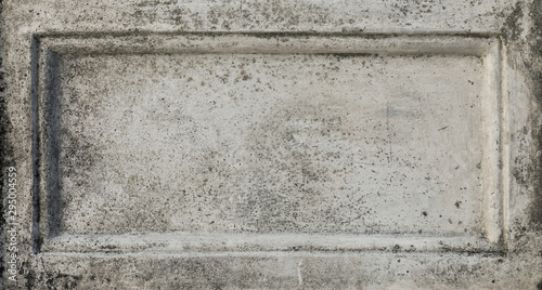 gray stone wall concrete with stone tablet, marble cement wall with space for text, stone tablet for background and texture