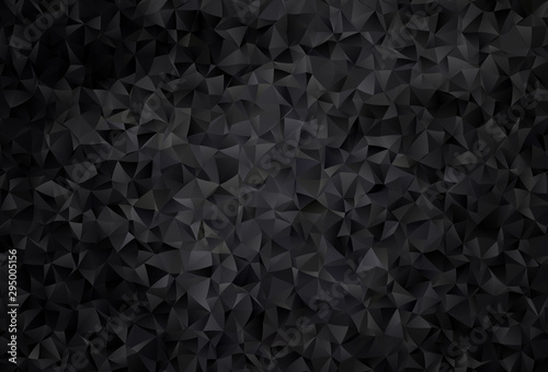 Dark Gray vector shining triangular layout.