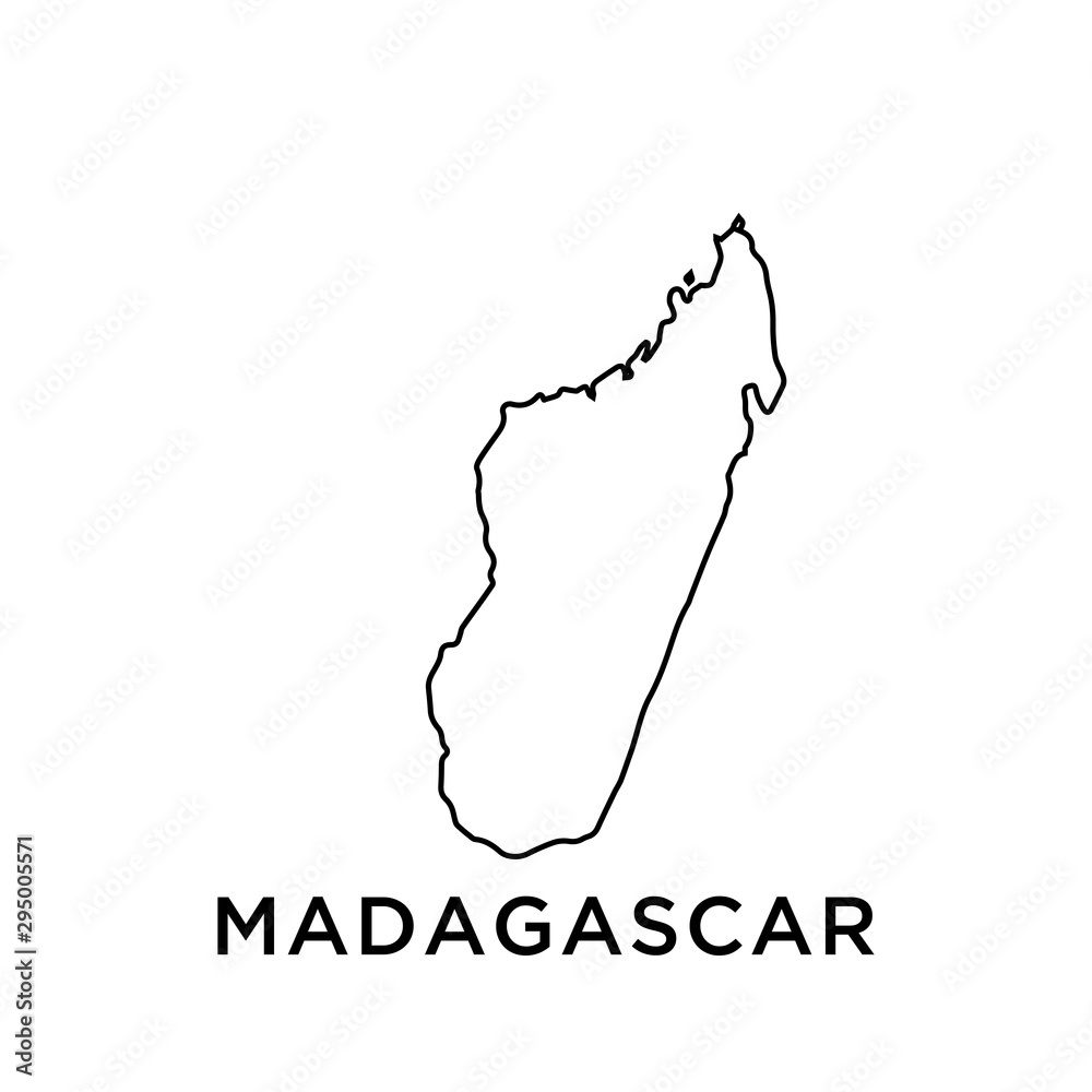 Madagascar map vector design template Madagascar map vector design template