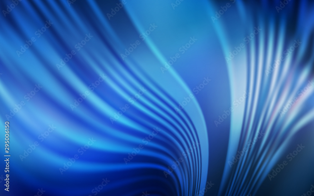 Light BLUE vector background with bent lines. A shining illustration, which consists of curved lines. New composition for your brand book. Light BLUE vector background with bent lines. A shining illustration, which consists of curved lines. New composition for your brand book.