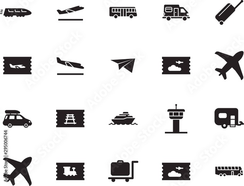 holiday vector icon set such as: life, box, wheel, arrivals, fast, airliner, icons, briefcase, ocean, airways, mail, controller, camper, art, leisure, high, subway, railroad, sea, hotel, destination