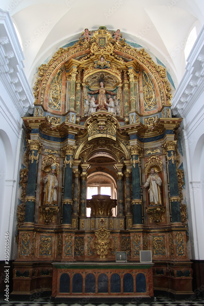 In the Church of the convent of Seville Santa Maria de Cuevas