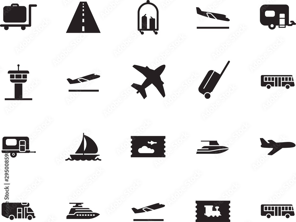 holiday vector icon set such as: architecture, access, landing, asphalt, train, voyage, life, sea, destination, rv, sail, map, tower, industry, speed, roadside, wave, drive, outdoor, bag, activity holiday vector icon set such as: architecture, access, landing, asphalt, train, voyage, life, sea, destination, rv, sail, map, tower, industry, speed, roadside, wave, drive, outdoor, bag, activity