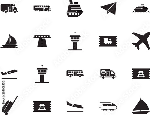 holiday vector icon set such as: drive, high, street, subway, highway, motion, express, aeroplane, off, airliner, arrive, suitcase, up, front, summer, race, luggage, voyage, wheel, silver, arrivals