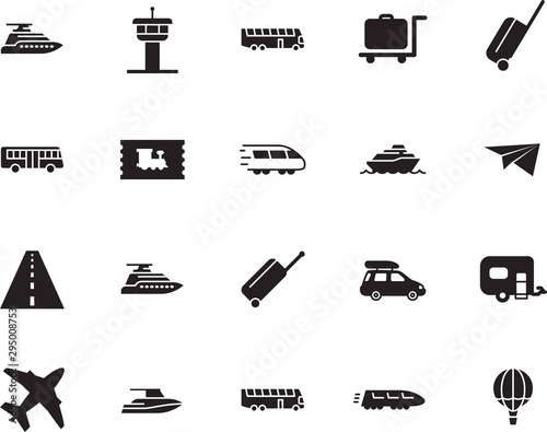 holiday vector icon set such as: cart, road, mobile, action, basket, access, roof, art, automobile, path, ticket, cruiser, pass, sketch, hot, grey, toy, building, highway, box, briefcase, wing