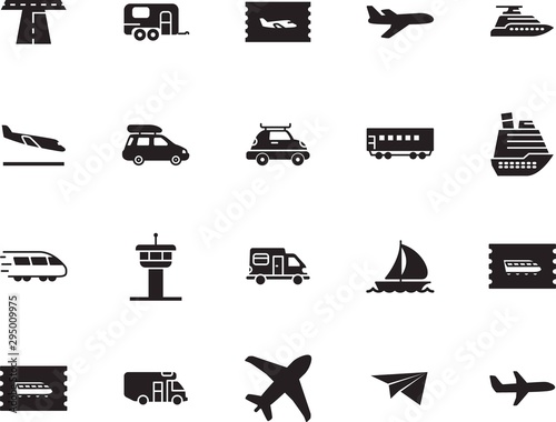 holiday vector icon set such as: industry, station, camp, stripe, tower, sport, modern, aeroplane, controller, asphalt, sail, roadside, grey, race, map, abstract, rv, wind, tickets, landing, avenue